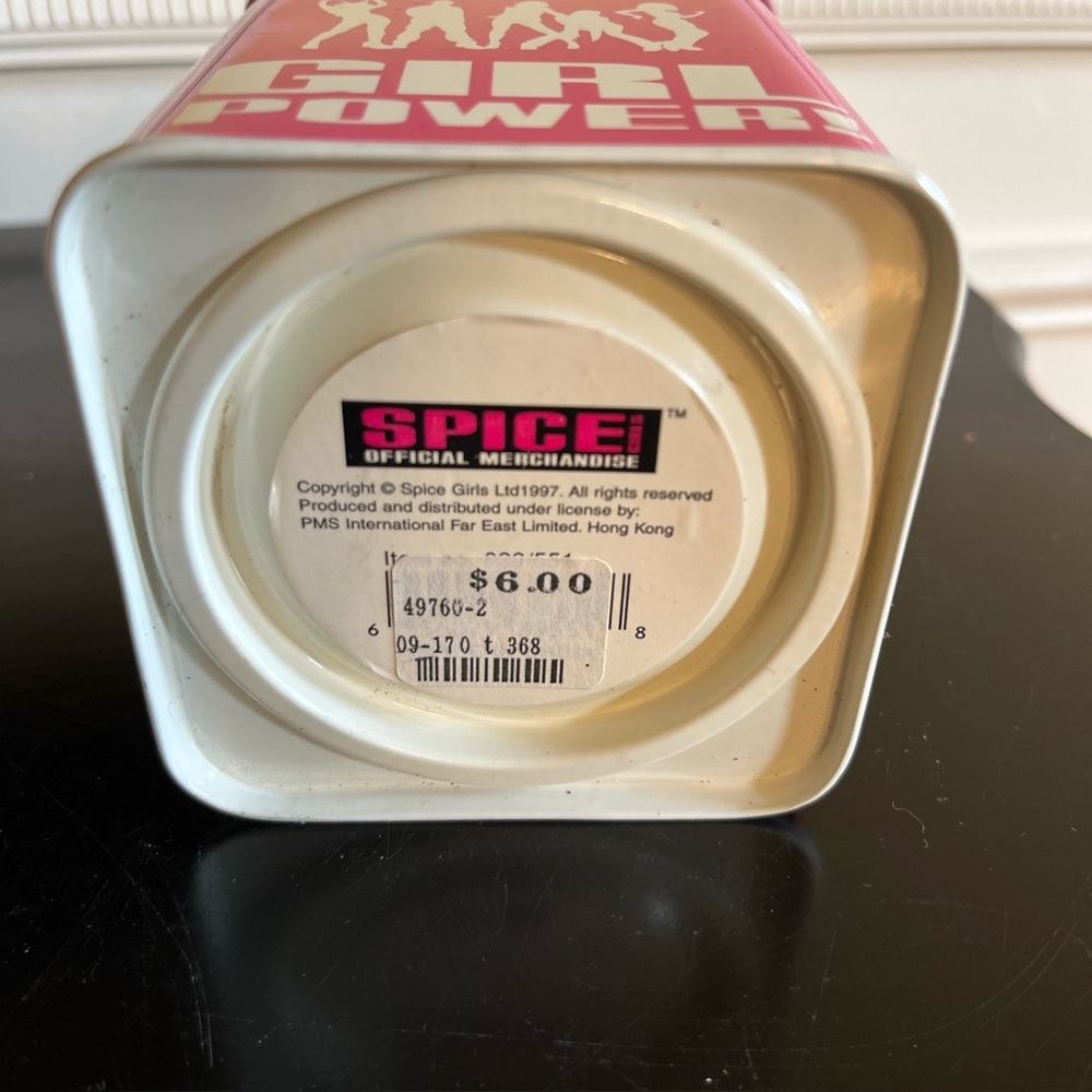 Vintage 1997 New Spice Girls pink Coin Bank RARE Mint Conditon 3.5”x3” - Picture 5 of 5